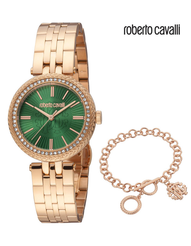 Roberto Cavalli Ladies Watch with Bracelet
